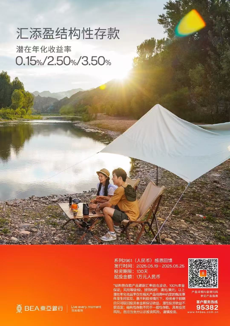 Featured image of post 东亚银行结构性存款推荐：人民币 2.45%，外币最高 3.5%