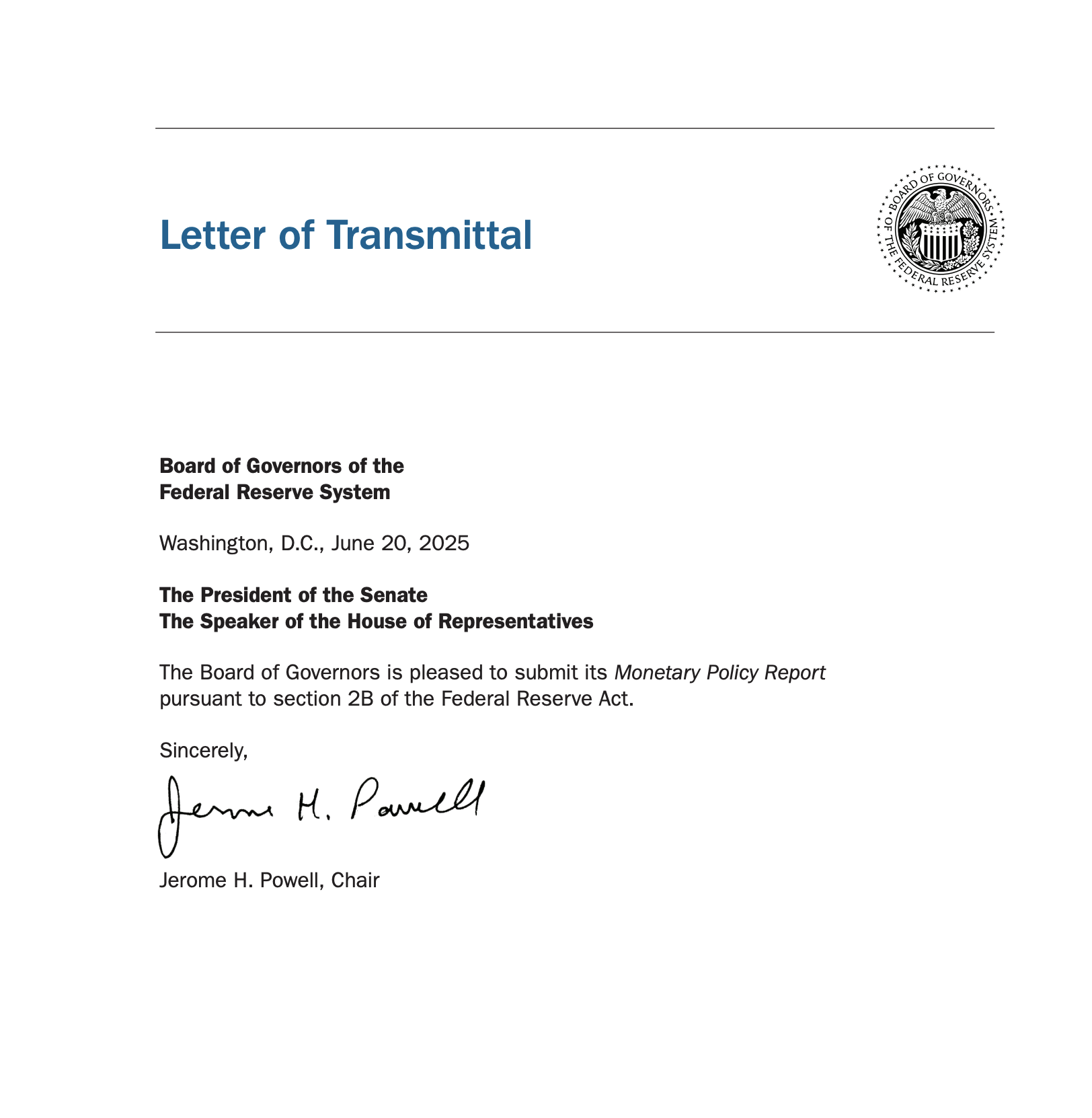 半年度货币政策报告