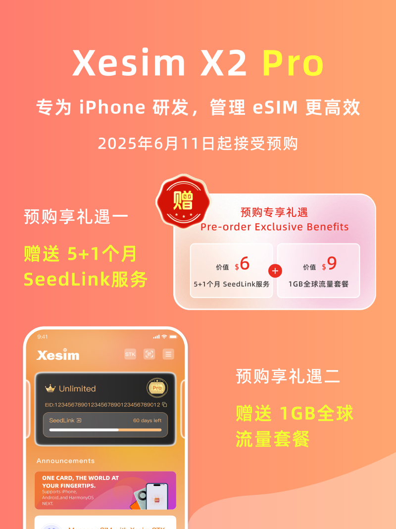 Featured image of post eSIM将全面开放，这张卡能装15张eSIM，专为国行设计